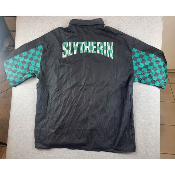 Harry Potter‎ Slytherin Mens Wizarding World Bowling Button Down Shirt Size XXL - Picture 1 of 7